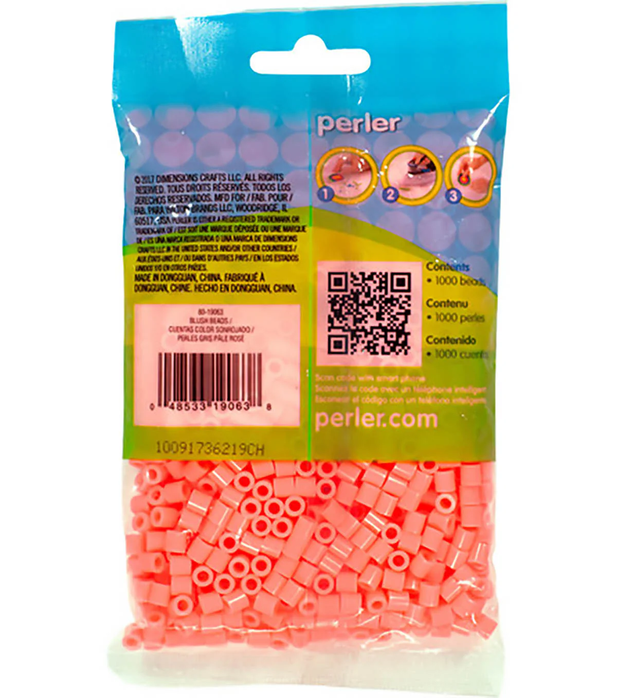 1,000 Perler Beads - Blush - Image 3