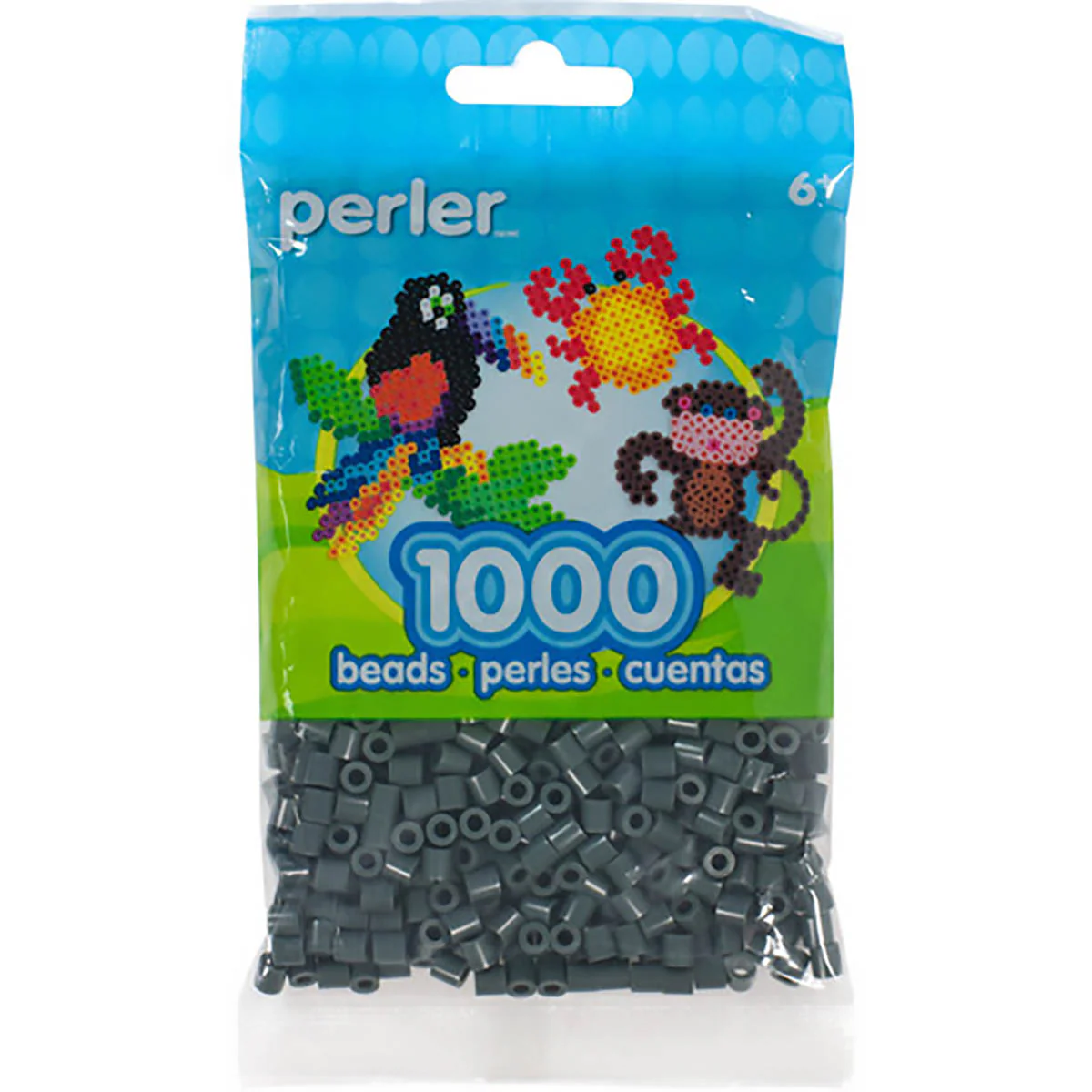 1,000 Perler Beads - Charcoal - Image 2