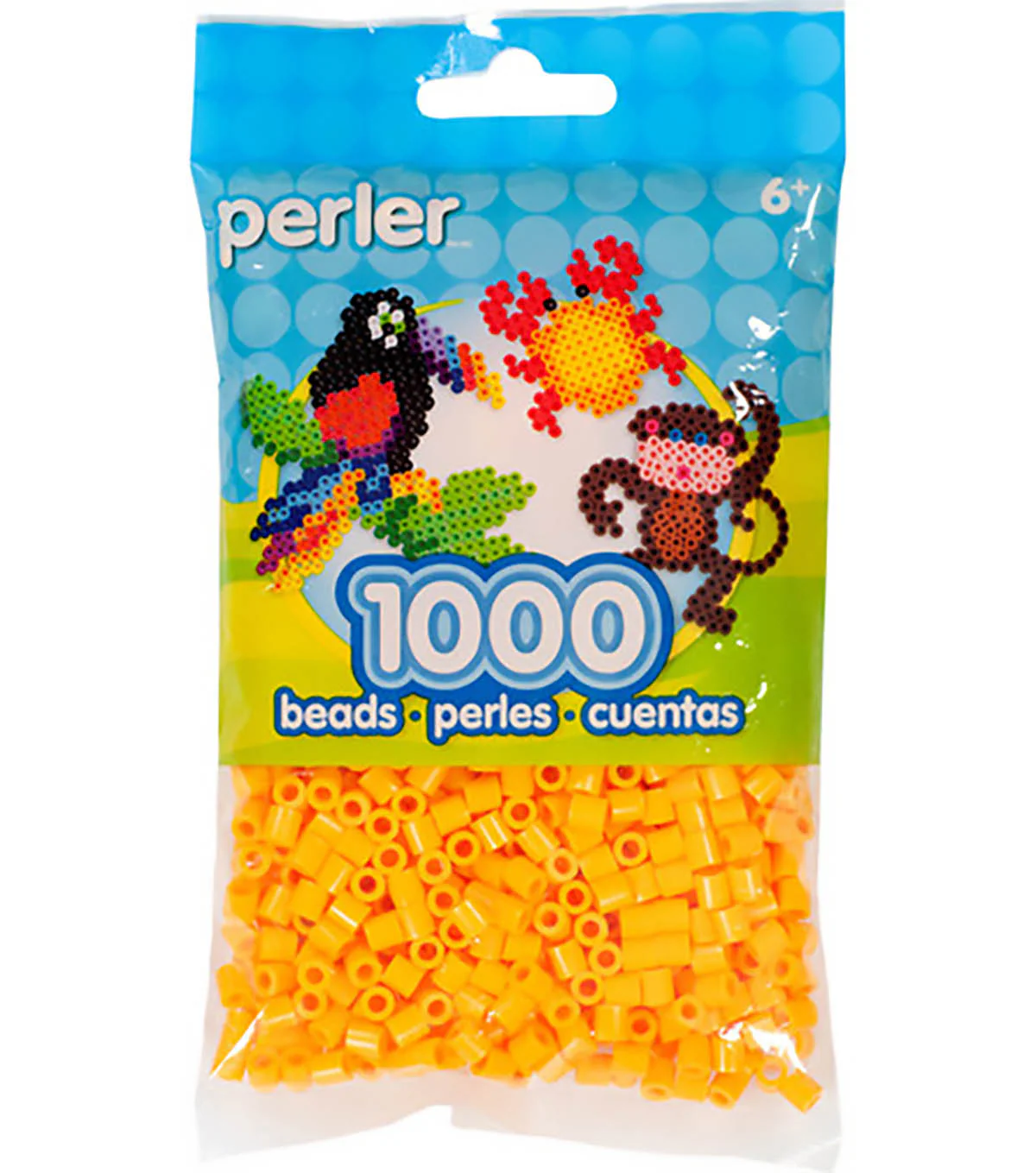 1,000 Perler Beads - Cheddar - Image 2