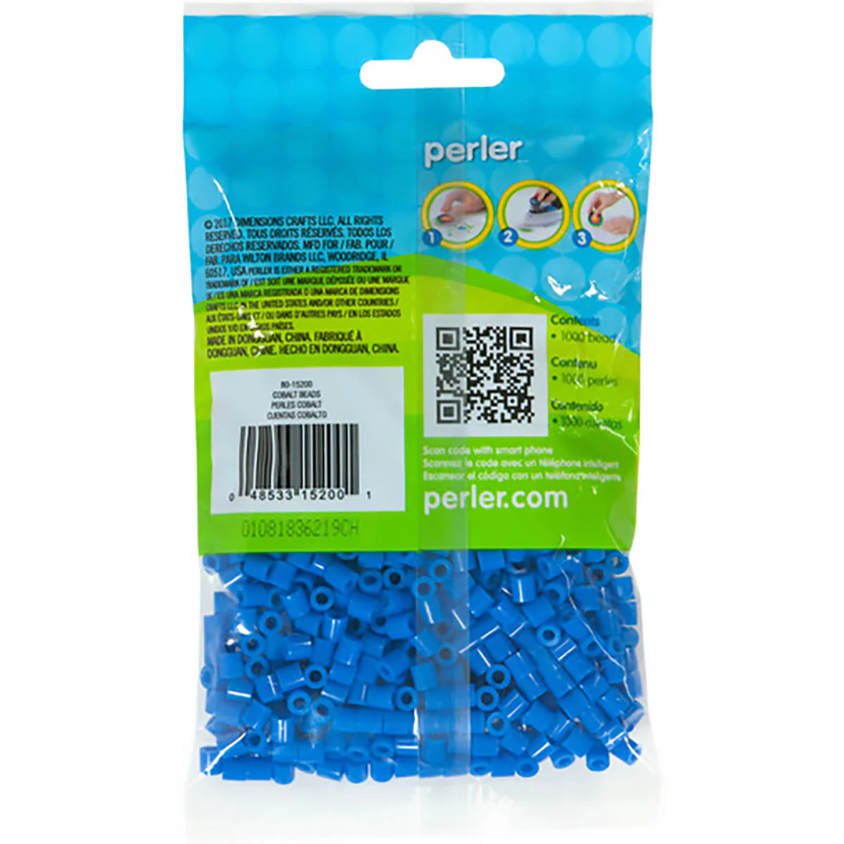 1,000 Perler Beads - Cobalt - Image 3