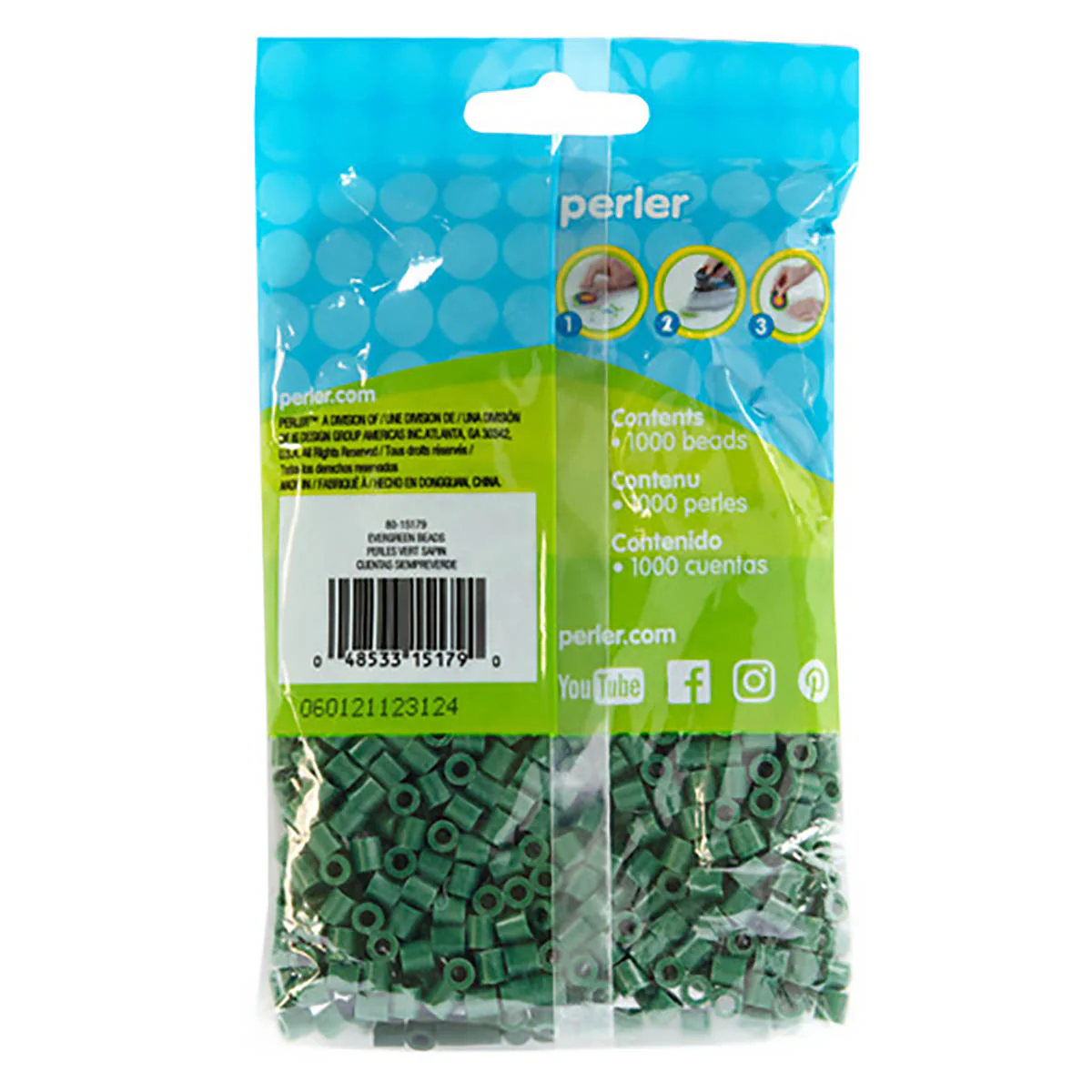 1,000 Perler Beads - Evergreen - Image 3