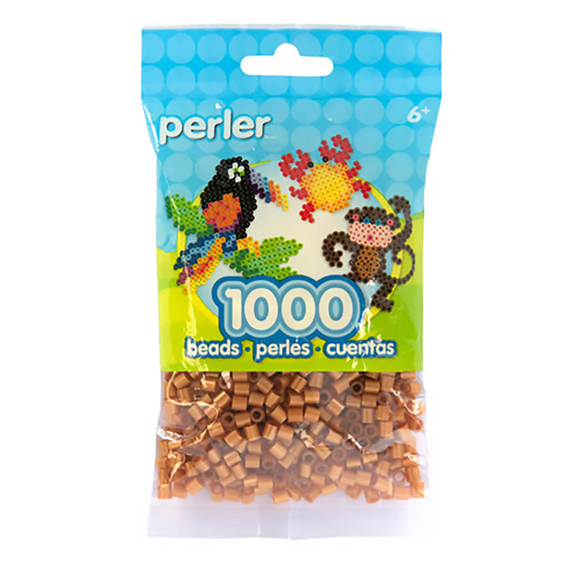 1,000 Perler Beads - Gold Metallic - Image 2