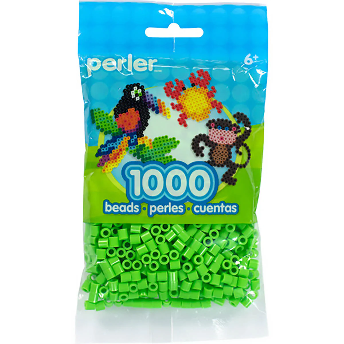 1,000 Perler Beads - Kiwi Lime - Image 2