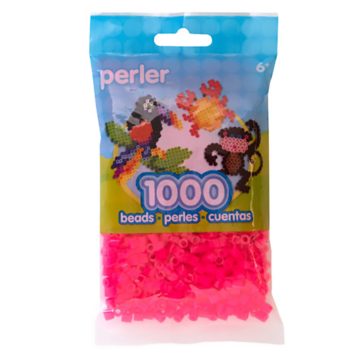 1,000 Perler Beads - Magenta - Image 2