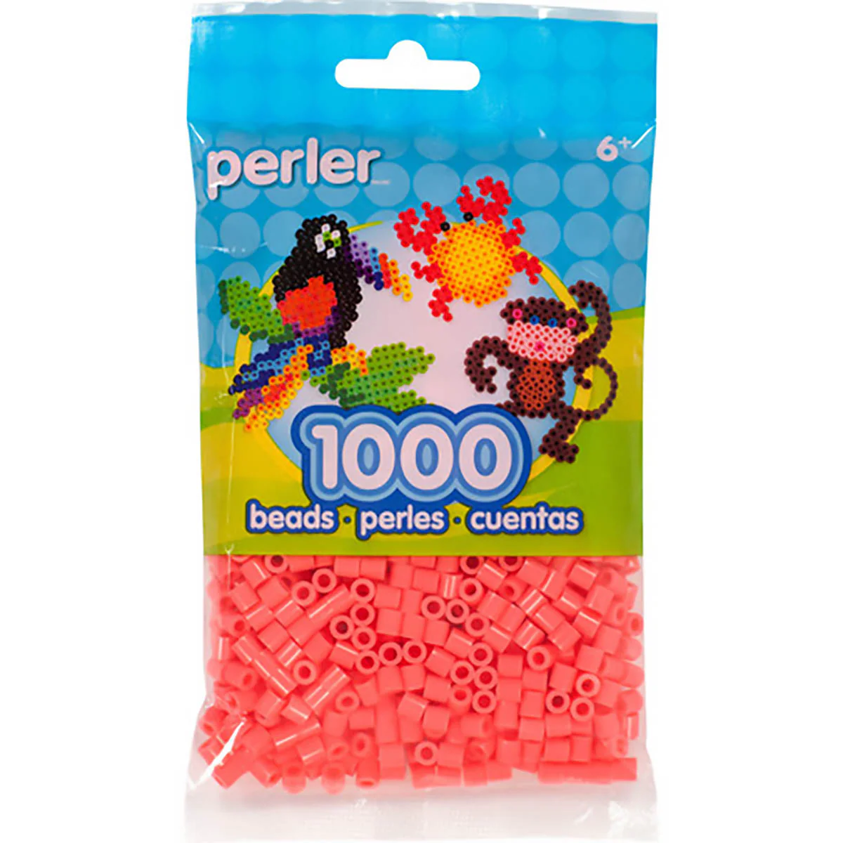 1,000 Perler Beads - Salmon - Image 2