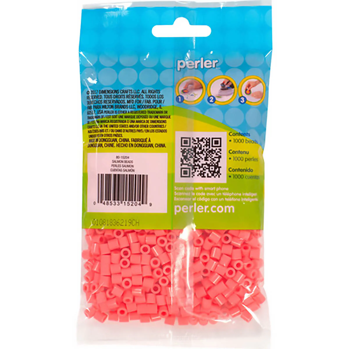 1,000 Perler Beads - Salmon - Image 3