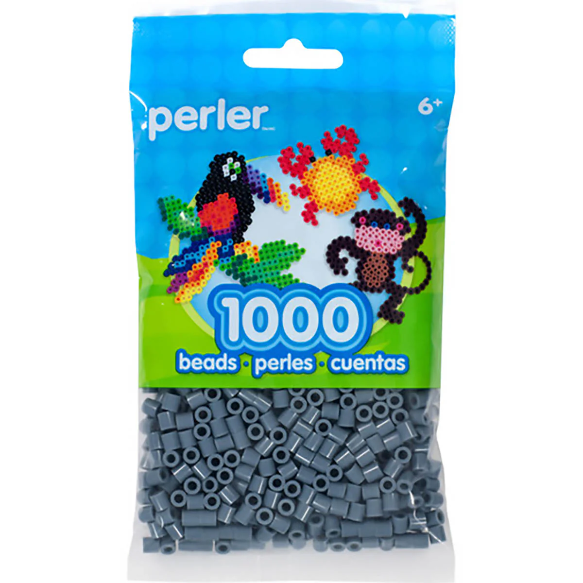 1,000 Perler Beads - Slate Blue - Image 2
