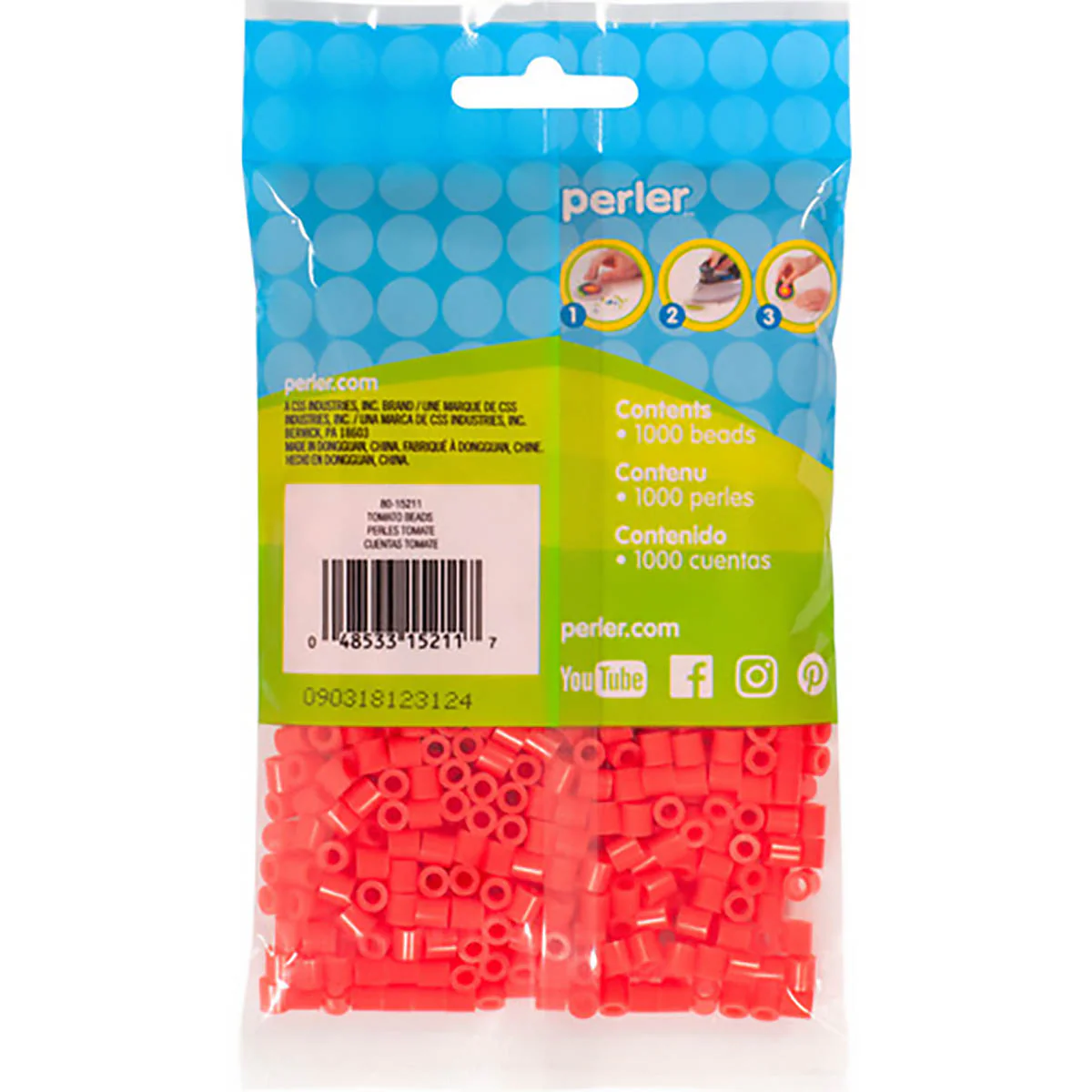 1,000 Perler Beads - Tomato - Image 3