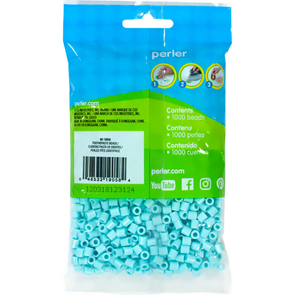 1,000 Perler Beads - Toothpaste - Image 3