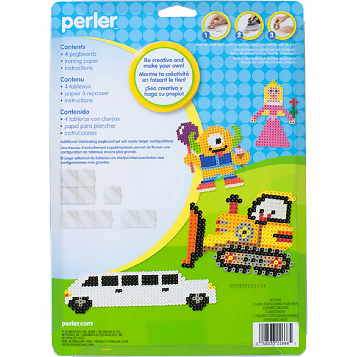 Large Clear Square Pegboards - 4 Ct - Image 5
