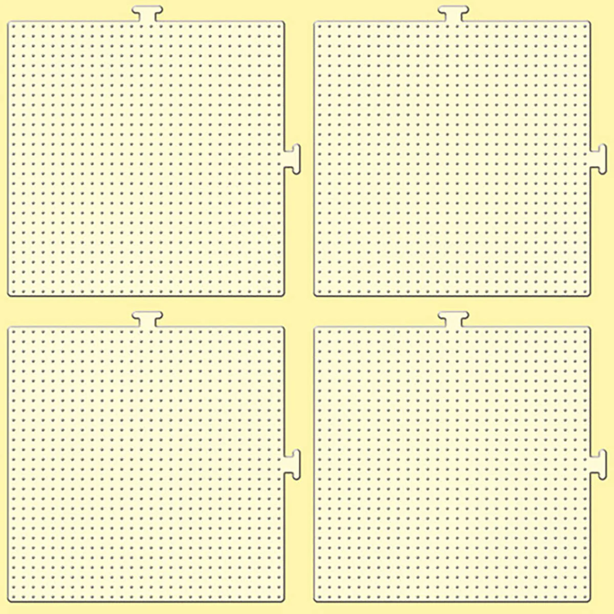 Mini Beads Pegboards - 4 Ct