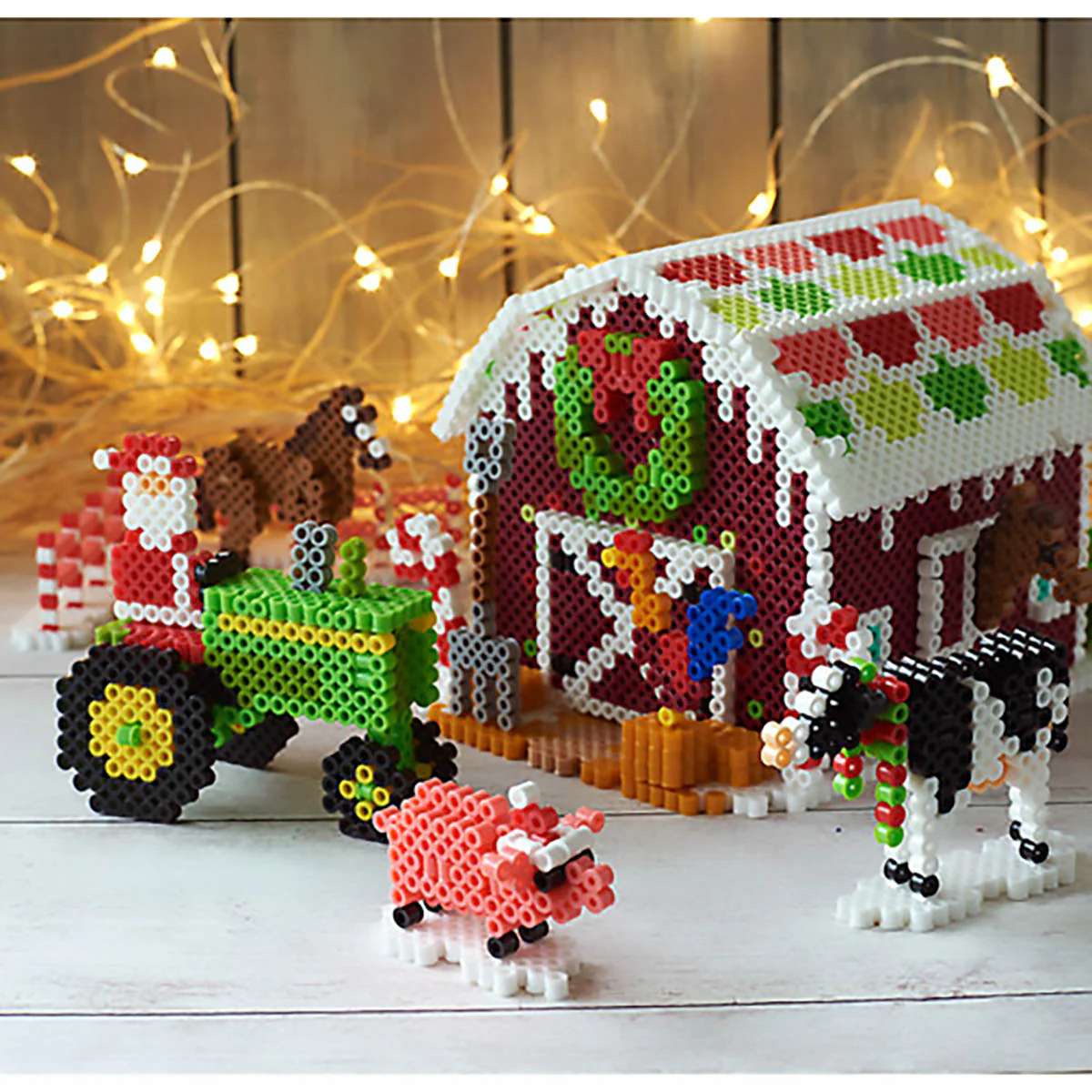 Perler Barn Gingerbread Kit - Image 2