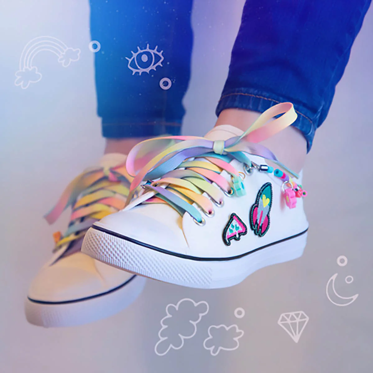 Perler Bead D.I.Y. Shoe Decoration Activity Kit - Image 2