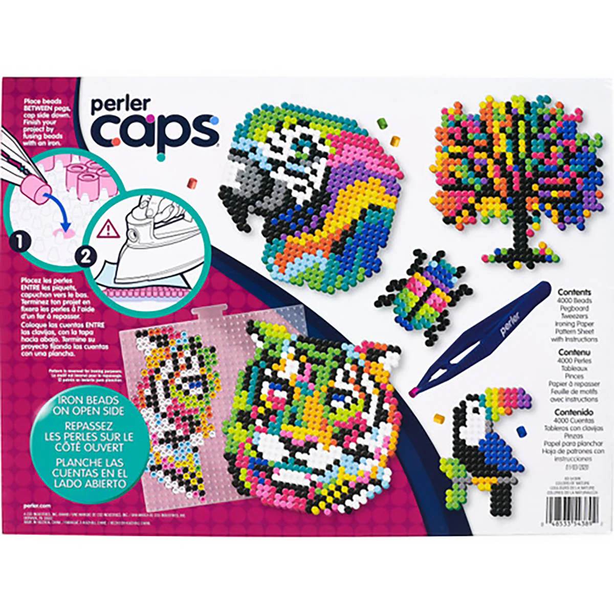 Perler Caps Colors of Nature Deluxe Box Kit - Image 4