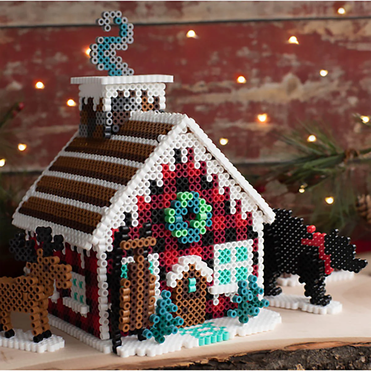 Perler Winter Lodge Gingerbread House Kit - Image 2