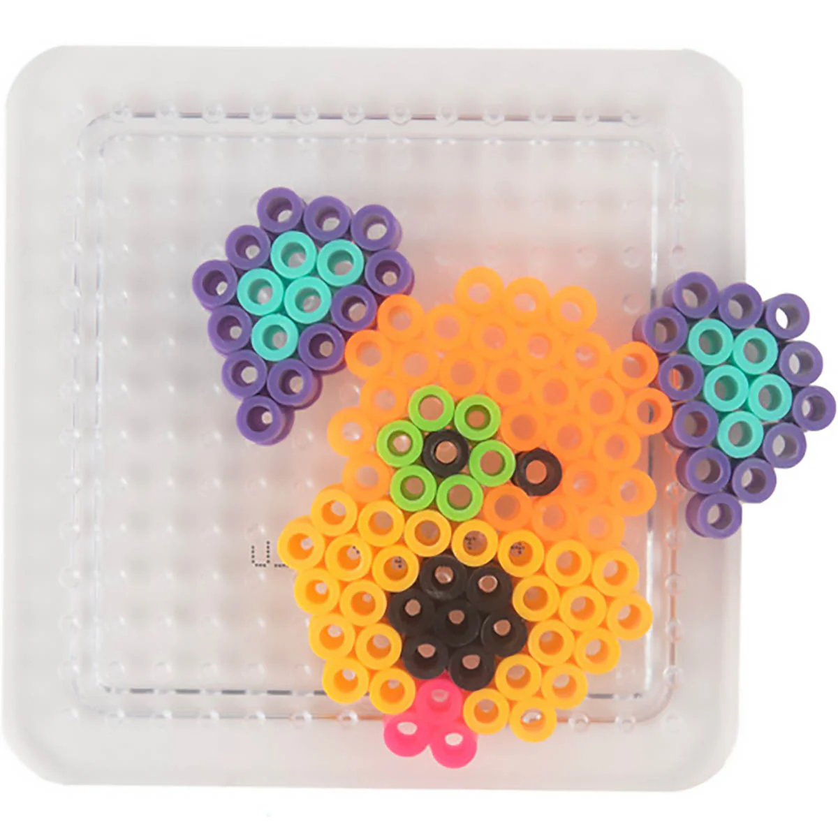 Small Basic Shapes Clear Pegboards - 5 Ct - Image 5
